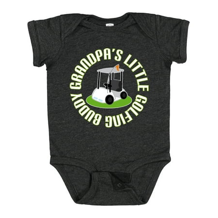 

Inktastic Grandpa s Little Golf Buddy Gift Baby Boy Bodysuit