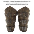 thumbnail image 4 of Paquete de 2 protectores de brazo Jumpingount de cuero PU para hombre correa ajustable bronce, 4 of 6