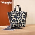 thumbnail image 7 of Wrangler Women's Animal Print Crossbody Bag Versatile Top-Handle Shoulder Bag for Everyday Travel & Casual Use, Black, 7 of 7