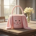 thumbnail image 1 of Zentra Easter Candy Tote Bag Lightweight Decorative Eggs Gift Basket Storage Container Pink, 1 of 10
