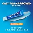 thumbnail image 4 of Abreva 10 Percent Docosanol Cold Sore Treatment, Treats Your Fever Blister in 2.5 Days - 0.07 oz Tube x 2, 4 of 5
