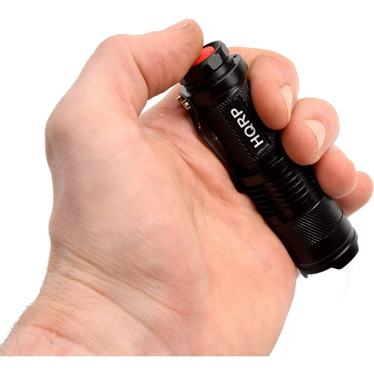 HQRP 3W Pocket Size UV Flashlight Blacklight for Night Club Hand Stamp Screening Reading Invisible Fluorescent Inks 365 nM