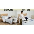 thumbnail image 4 of Rubbermaid 68 Qt Under the Bed Wheeled Storage Container w/ Lid, Clear 2 Pack, 4 of 7