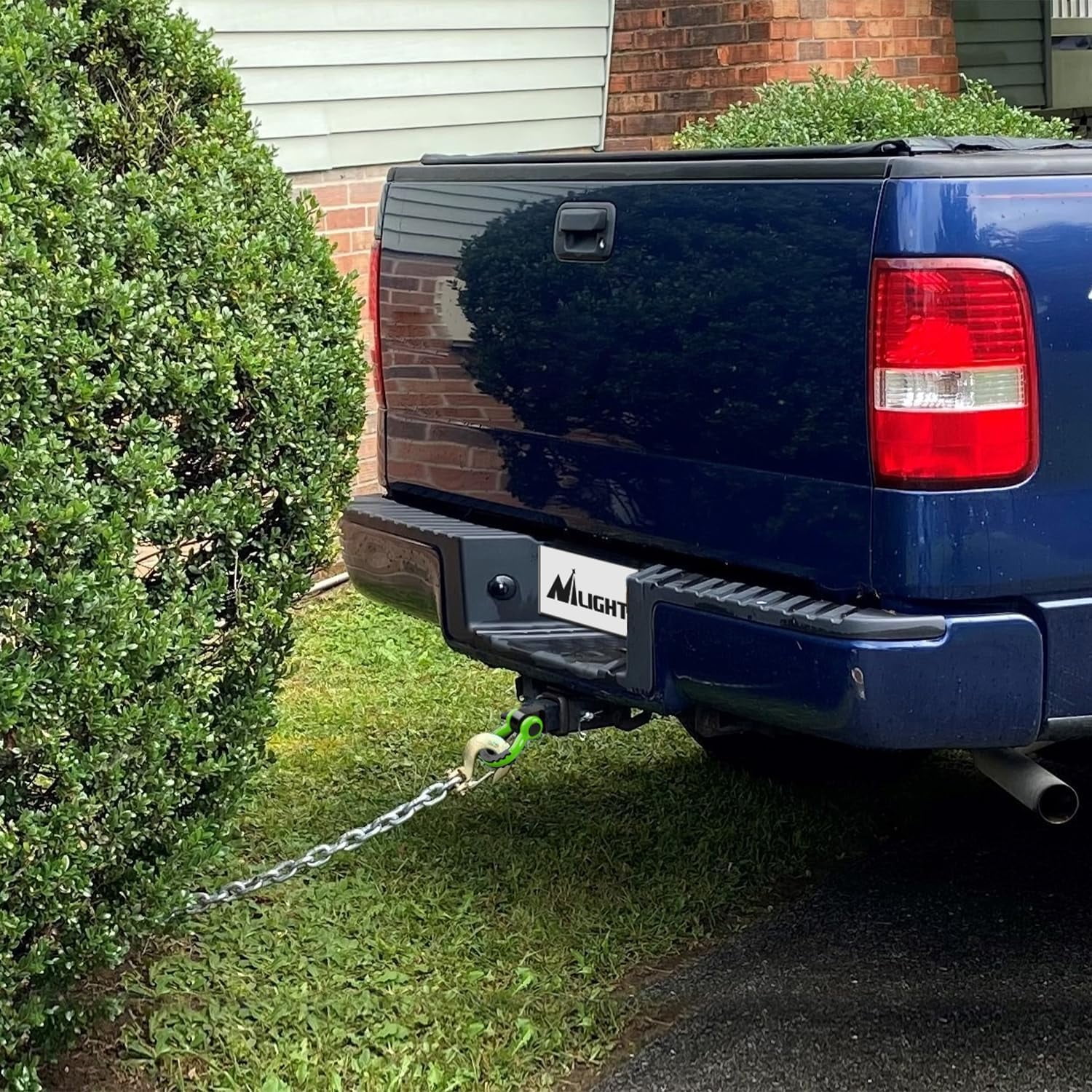 Nilight Shackle Hitch Receiver 2inch 45000 LBs Breaking Strength 3/4" D Ring Shackle w/Trailer Hitch Pin Heavy Duty Solid Recovery Towing Kit for Trucks Jeeps Off-Road
