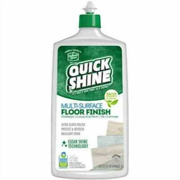 Quick Shine Multi-Surface Floor Finish, Easy To Use, Cleaner & Polish, 27 Fl Oz