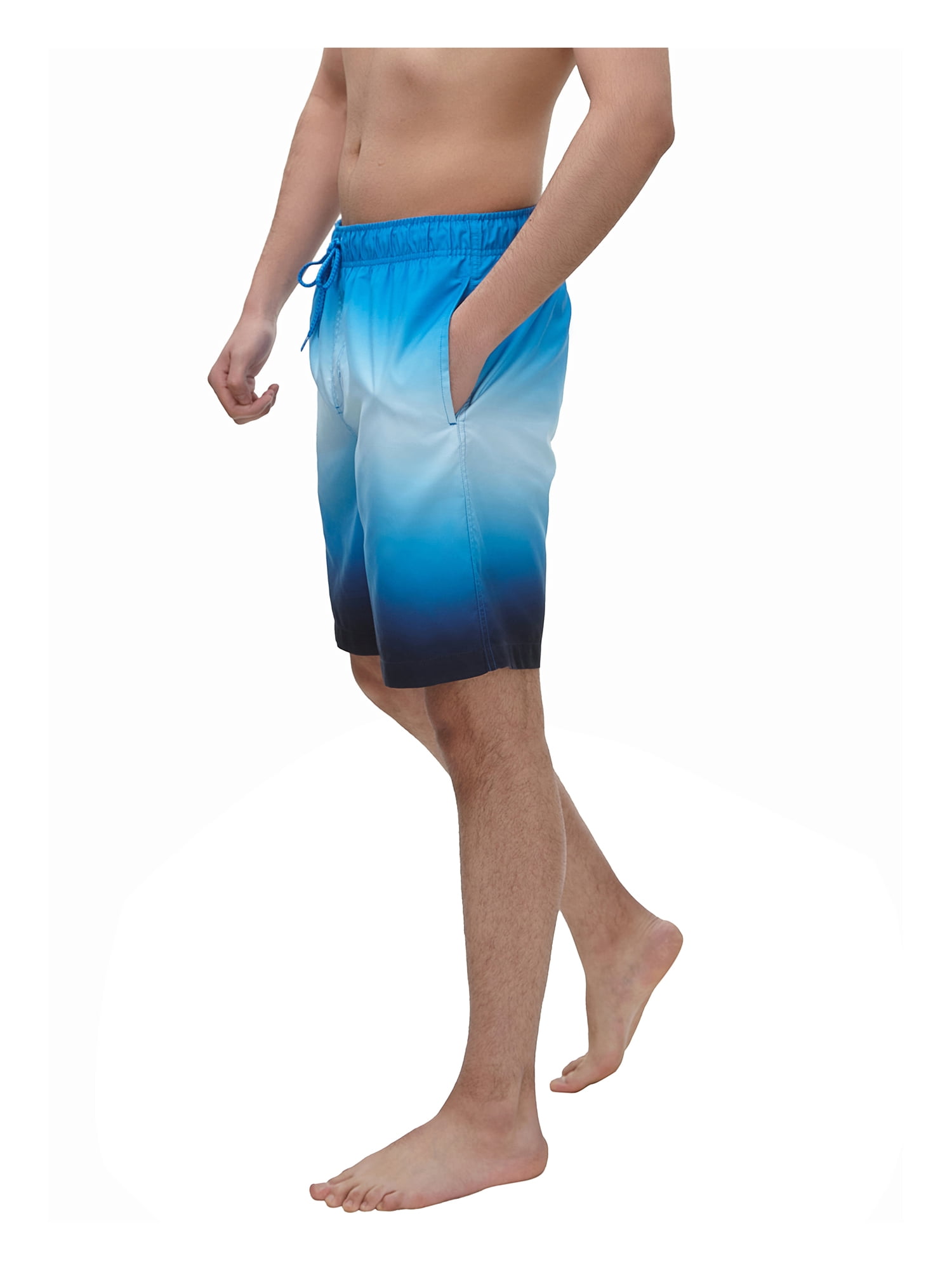 Rokka&Rolla Men's 8" Mesh Lined Swim Trunks, up to Size 2XL