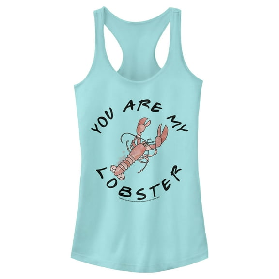 Junior's Friends You Are My Lobster Quote  Racerback Tank Top