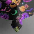 thumbnail image 5 of Neon Halloween Pumpkin Pattern Square Tablecloth,Waterproof Square Table Cover,Wipeable Spillproof Washable Table Cover for Home Kitchen Party Decor 42"X42"(107x107cm), 5 of 6