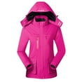 thumbnail image 1 of Women Solid Color Coat Warm Winter Overcoat Fluffy Jacket Long Sleeve Cardigan Button Down Overcoat Windproof Outer Coat, 1 of 5