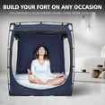 thumbnail image 3 of Bed Tent Bed Canopy Full Size Tents for Adult - Portable Dream Tent Indoor Sleeping Tents 93% Blackout with 3 Doors Breathable Big Space Tents, 3 of 9