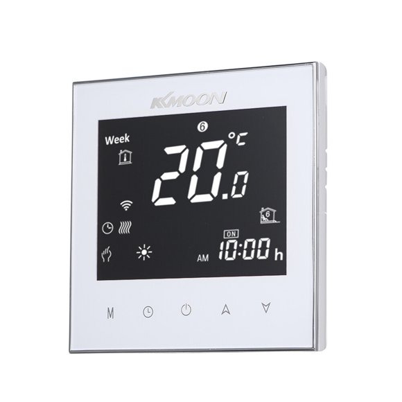 Amdohai Digital Underfloor Heating Thermostat for Electric Heating System Floor & Air Sensor with WiFi