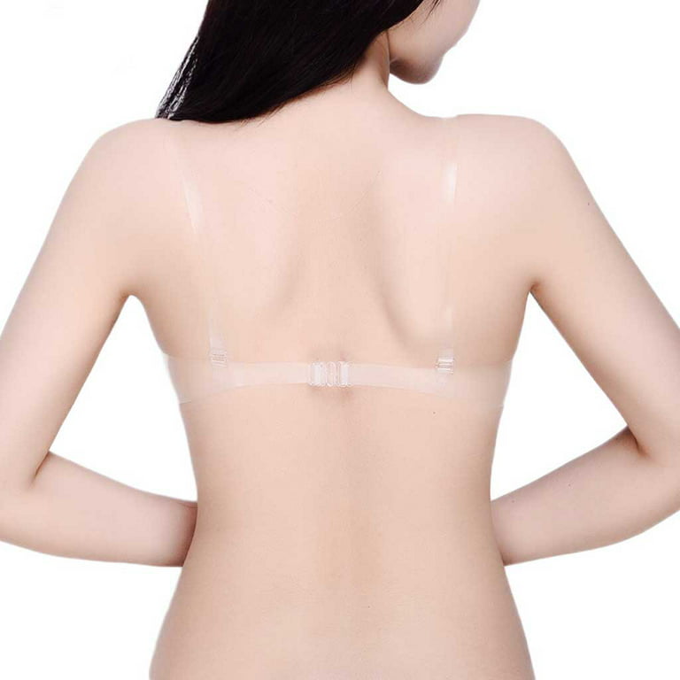 HGYCPP Women Sexy Transparent Bra With Invisible Shoulder Strap For Party  Dress Wear