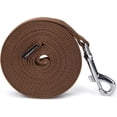 thumbnail image 5 of Siumouhoi 6 FT Puppy/Dog Leashes, Strong Traditional Style Leash with Easy to Use Collar Hook,Dog Lead Great for Small and Medium and Large Dog (1 in x 6 ft,Brown), 5 of 5