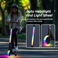 thumbnail image 3 of TST Electric Scooter for Kids, 100W Adjustable Kick Scooter with Flashing Rainbow LED Lights, Up to 8mph&8 Miles, 3 of 6