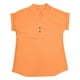 thumbnail image 4 of Camiseta sin mangas de verano holgada con cuello en V y pliegues para mujer: blusa fluida sin mangas con dobladillo curvo., 4 of 5