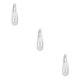 thumbnail image 4 of Sonducket 50 Pieces Hair Snap Clips Stainless Steel BB Line Hairgrips Styling Tools Women Female Metal Art Children Clips Use Barrettes Type1 NO1, 4 of 6