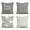 GRAY,WHITE, variant on Home Decor Throw Pillow Covers 18 X 18 Set Of 4, Geometry Outdoor Square Pillow Cushion Cases, Modern Decorative Pillow Covers For Couch Sofa Bedroom Car