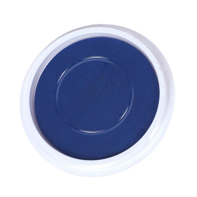 Sellos de tinta para manualidades, Color DIY, almohadilla de tinta para con los dedos para niños dibujo con impresión digital, pequeño sello de goma para papel de tela de Azul Macarena Sello de almohadilla de tinta para pintar con los dedos