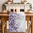 thumbnail image 2 of Table Runner 72 Inches Long for Kitchen Dining, Purple Leaves Dresser Scarf Farmhouse, Dining Table Decorations for Wedding/Parties, Summer Botanical 18 x 72 In, 2 of 8