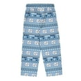 thumbnail image 4 of Preschool Outerstuff  Carolina Blue North Carolina Tar Heels Ugly Sweater Pajama Set, 4 of 5