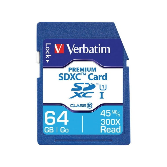 Verbatim Premium - Flash Memory Card - 64 Gb - Class 10 - Sdxc