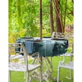 thumbnail image 3 of nqOlkjepod Green Ombre Forest Outdoor Tablecloth with Umbrella Hole & Zipper, Watercolor Mountain Round Table Cover 60 Inch, Dining Waterproof Table Cloth Protector for Patio/Party/Picnic, 3 of 7