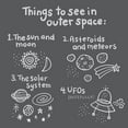 thumbnail image 2 of Noonday Design 15x15 Black Ornate Wood Framed with Double Matting Museum Art Print Titled - Outerspace/Black III, 2 of 4