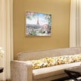 thumbnail image 2 of Ronda completa diamante pintura Torre Eiffel flores 5D DIY mosaico arte pared cuadros FLhrweasw Nuevo, 2 of 9