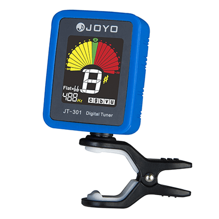 Joyo JT-301 Clip-on Electric Digital Tuner Color Screen with Silica Gel Cover for Guitar Chromatic Bass Ukulele Violin Universal (Best Electric Violin For The Money)