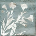 thumbnail image 3 of Grey, Jace 15x15 Black Modern Framed Museum Art Print Titled - Floral Blues, 3 of 5