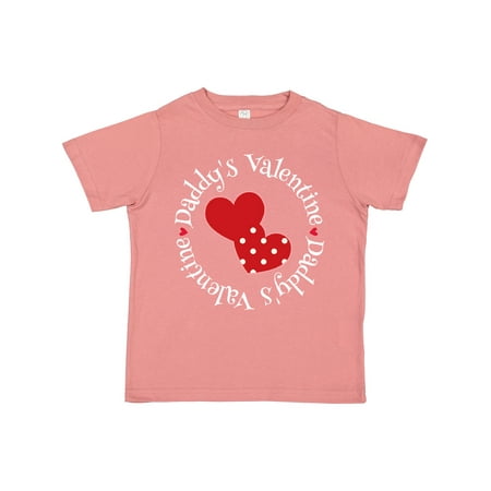 

Inktastic Daddys Valentine Girl Heart Gift Toddler Toddler Girl T-Shirt