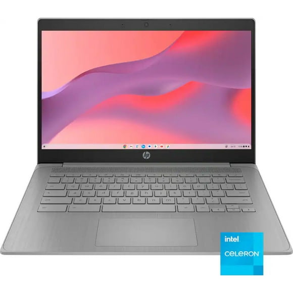 Refurbished (Good) HP Chromebook 14" HD Laptop (Intel Celeron N4500, 4GB RAM, 64GB eMMC, Chrome OS) - Modern Grey (14a-ne1013dx)