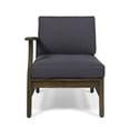 thumbnail image 4 of Ayden Outdoor 5 Piece Acacia Wood Chat Set, Gray, Dark Gray, 4 of 16