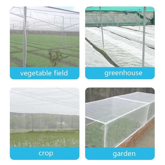 Garden Insect Netting Pest Barrier for Vegetables and Greenhouse Covering, Anti Insect Mesh from Birds Bugs, Fine Mesh Garden Vegetation Protect Net, Insect Protection Net for Crops