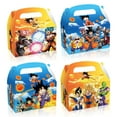 thumbnail image 1 of 12 Pcs Party Favor Candy Boxes for Dragon Anime Ball Theme Birthday Party Supplies Decor,Girls Kids Birthday Game Party Kraft Paper Gift Bag Decorations, 1 of 4