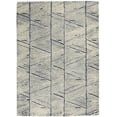 thumbnail image 3 of Nourison Vail Modern Eclectic White Blue 5'3" x 7'3" Area Rug, (5' x 7'), 3 of 9