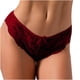 thumbnail image 2 of Mujeres Sexy Lindo Bowknot Diseño Crochet Bragas de encaje completo Calzoncillos de cintura baja Fridja nalpqowj14292, 2 of 9