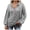 Gray, variant on Vedolay Women Tops Women's Long Sleeve Crop Hoodies Loose Pullover Hooded Sweatshirts,Gray M