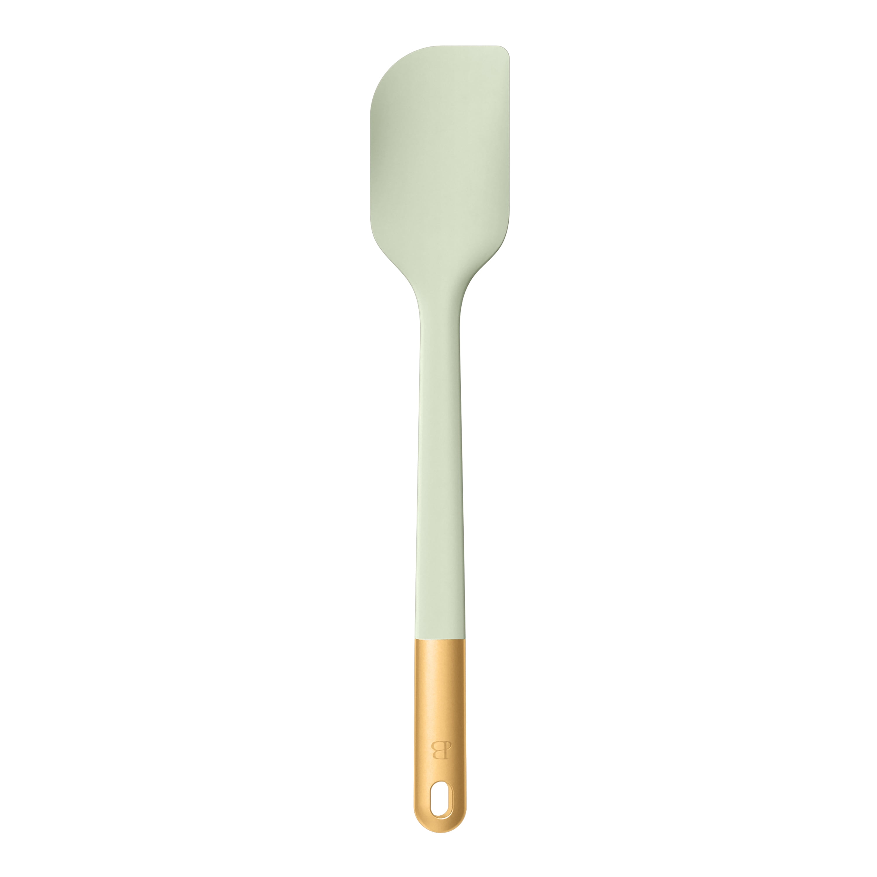 Beautiful 6-Piece Silicone Kitchen Utensil Tool Set with Rotating Rack, Sage Green by Drew Barrymore