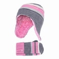 thumbnail image 1 of Porte-chaleur - Ensemble Bonnet à Pompons et Mitaines d'Hiver pour Filles, 1 of 2
