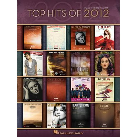 Pre-Owned Top Hits of 2012 (Top Hits of Piano Vocal Guitar) (Paperback) 1476817642 9781476817644
