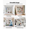 thumbnail image 6 of KFFKFF Set of 3 Grid Wall Panels, 2 x 6 ft Wire Display Racks, Wall-Mounted Art Display Shelf, Black Carbon Steel Hanging Grid for Craft Shows, Decoration, Storage, and Notice Boards, 6 of 9