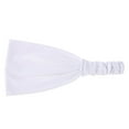 thumbnail image 1 of WHAMVOX Elastic Sports Headbands Head Wrap White For Running 1Pcs, 1 of 8