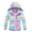 Y2-Pink, variant on Yindaity Toddler Boys Girls Raincoat Cute print Hoodie Lightweight Kids Rain Jacket Windbreaker long sleeve Outwear Coat On Clearance 2-9Years (Pink,5-6 Years)