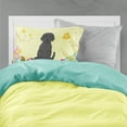 thumbnail image 2 of Carolines Treasures BB6057PILLOWCASE Easter Eggs Black Labrador Fabric Standard Pillowcase Standard multicolor, 2 of 2