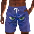 thumbnail image 2 of Ceisia Men's Quick Dry Swim Trunks with Pockets Elastic Waist Drawstring Mesh Lining Beach Shorts Gifts for Father, 2 of 5