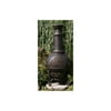 Outdoor Chimenea Fireplace - Gatsby in Gold Accent Finish (Without Gas)