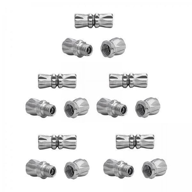 6x10x Tornillo En Cierre Hebillas Barril Para Collar Artesanía DIY Joyería Hallazgos
