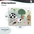 thumbnail image 4 of Stupell Industries Cottage Down At The Farm Canvas Art, 30 x 24, by Carla Daly, 4 of 8