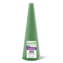 FloraCraft Foam Cone 3.8 inch x 11.8 inch Green